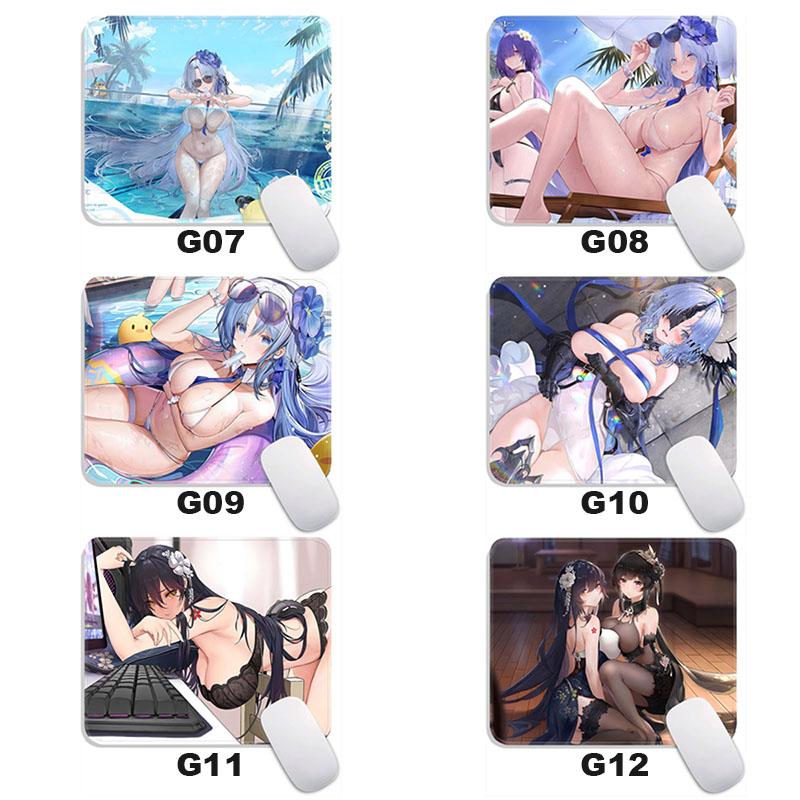 Стандартная игровая поверхность для мыши Аниме Azur Lane Ульрих Эльзас Азума Маленькая игровая поверхность для мыши Дорожная подкладка для мыши Плимут Нескользящие офисные коврики для мыши
