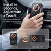 Black Car Phone Holder 15W Fast Charging Universal Car Charger Convenient Car Phone Mount