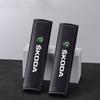 ABC3  2Pcs Car Seat Belt Cover Shoulder Protector Cushion Pad for Skoda Octavia 2 3 Fabia Superb Rapid Kodiaq Karoq Auto Accessories