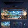 Window View Mouse Pad Computer Office Keyboard Pads Nonslip Rubber Game Mat Creative Scenery Desktop Rug