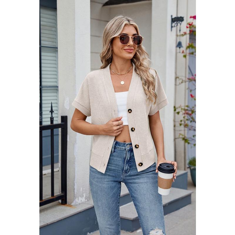 Женская футболка свободного кроя с короткими рукавами на весну и лето, новая однотонная