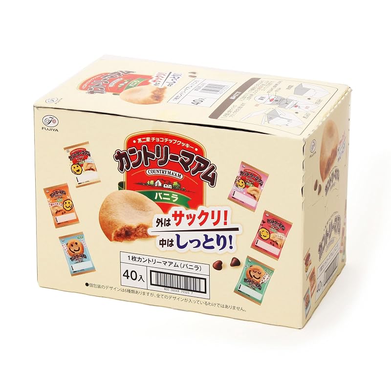 Fujiya Country Ma'am (Vanilla) 1 cookie x 40 packs