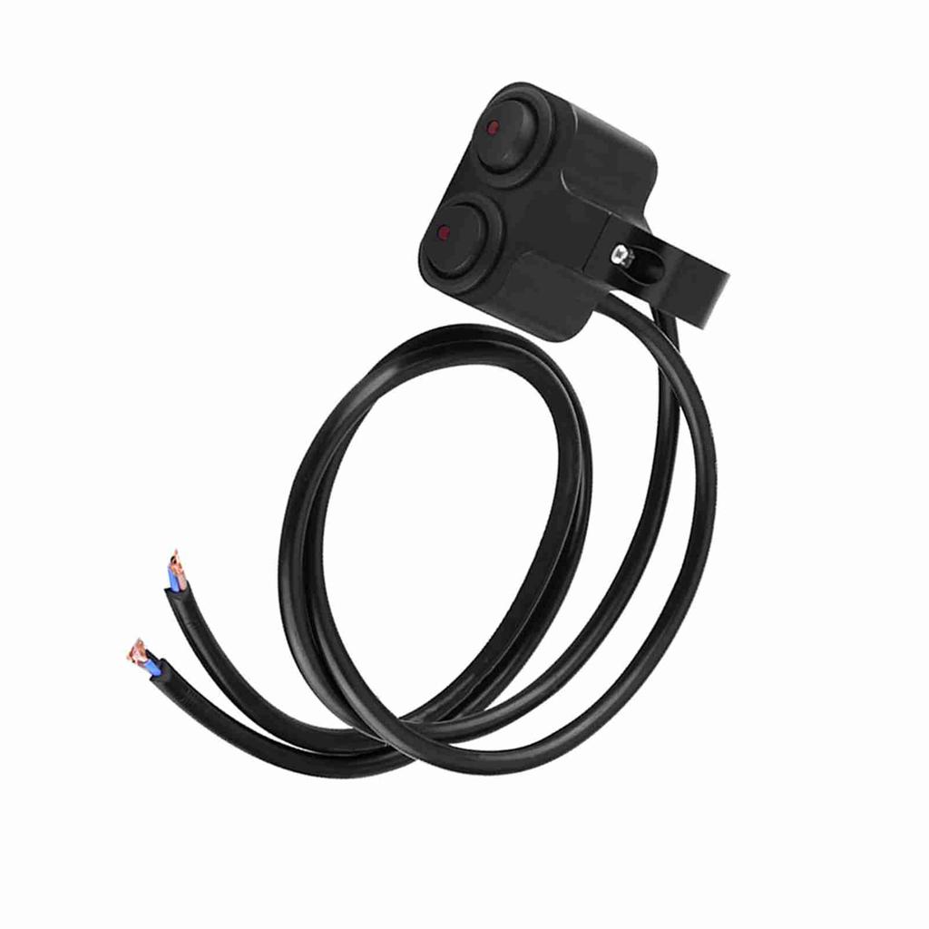 Мотоциклетный руль из алюминиевого сплава с ЧПУ, 1 дюйм, 25 мм, фара, двойной переключатель