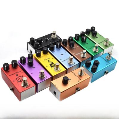 Мини-педаль эффектов для электрогитары с десятью цифровыми эффектами задержки от USDREAM.