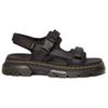 Dr. Martens Fabric Minimalist Comfortable Versatile Beach Sandals Unisex Sandals Black 31560001