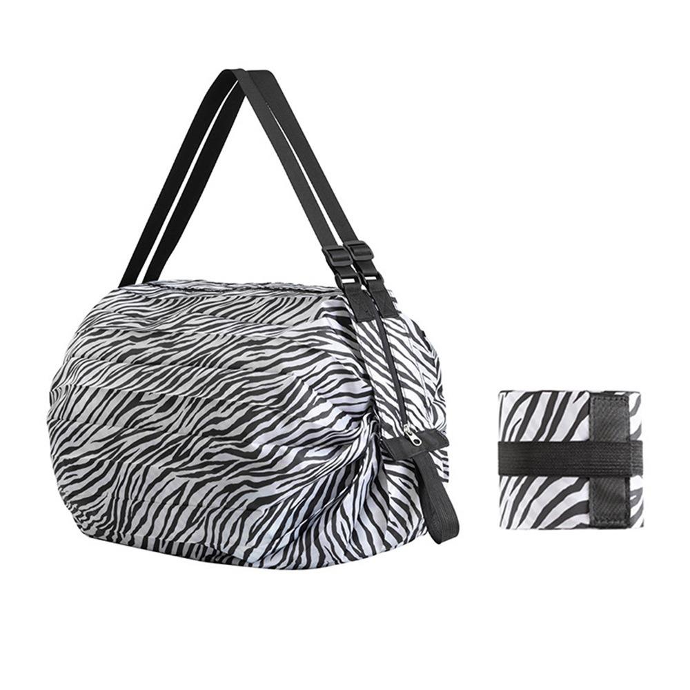 Reusable Beach Bag Portable Foldable Eco Bag Grocery Bag Travel Shoulder Handbag  Supermarket