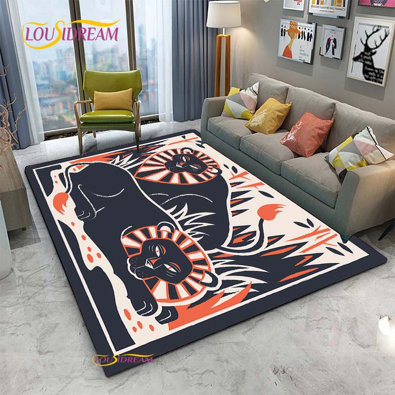 Ancient Egyptian Abstract Carpet for Living Room Bedroom Rug Kitchen Door Kids Unslip Floor Mats photography props Alfombra Rug