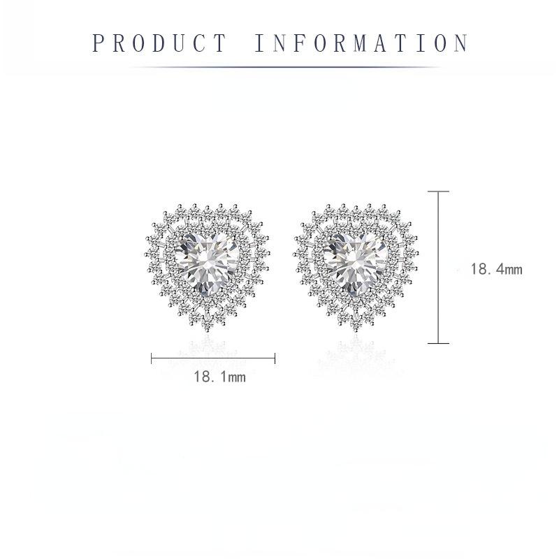 Sace Gems Классические серьги из медного сплава с цирконом, женские ювелирные изделия, свадебный подарок для вечеринки
