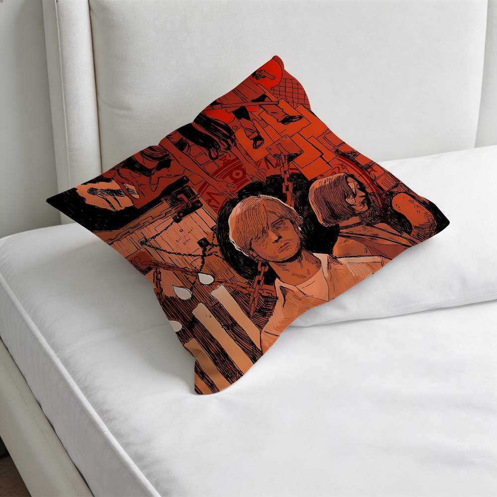 SSilent HHill Game Decorative Square Pillow Cover Soft Comfortable Pillow Case Sofa Bed Home Decoration