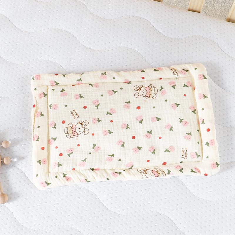 Детская многофункциональная подушка из чистого хлопка, дышащая, легкая, впитывающая пот, подходит для домашнего использования, детского сада и путешествий.