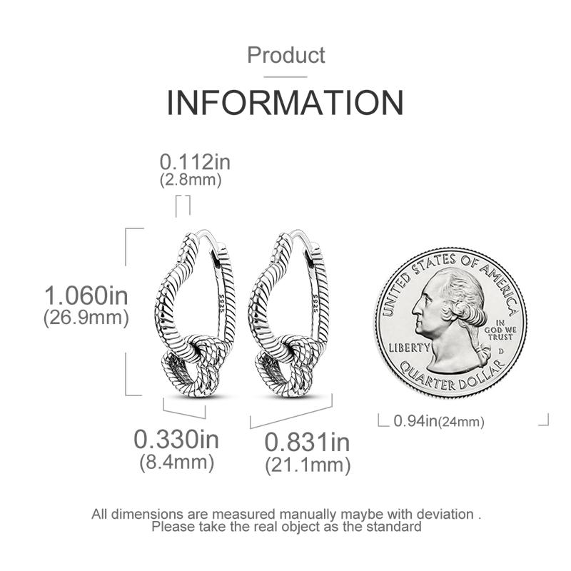 Серьги для женщин, серебро 925 пробы, серьги-кольца, стерлинговое серебро 925 пробы, оригинальный сертифицированный женский трендовый подарок