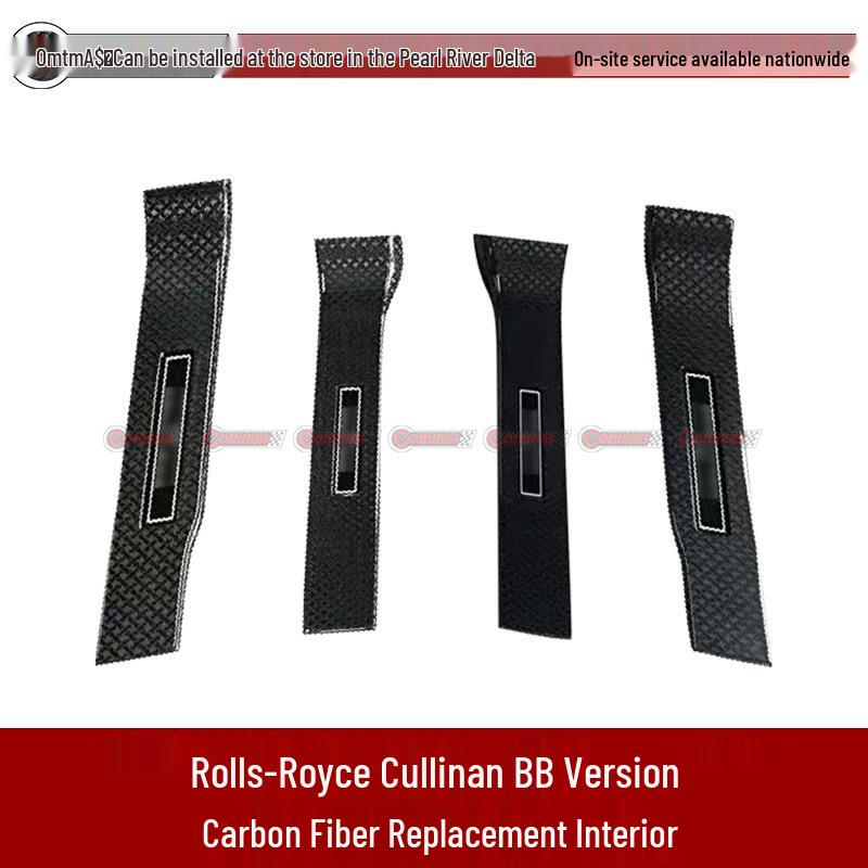 Dry Carbon Fiber Center Console Replacement for Rolls-Royce Cullinan Black Badge