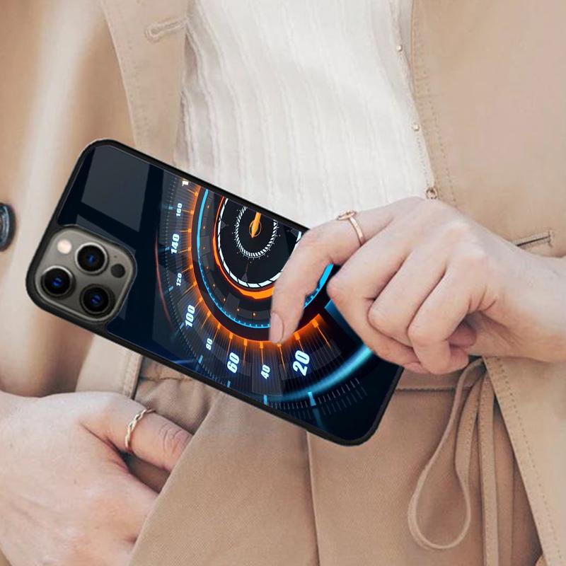 Car Speed Dashboard Magnetic Phone Case For APPLE iPhone 17 Air 16 14 13 12 Pro Max 15 Plus Wireless Charge With MagSafe Cover