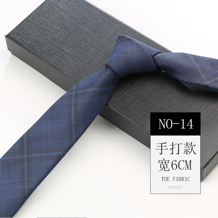 Галстук из хлопка мужской британский ретро клетчатый костюм джентльмена свадебный без узла на молнии узкий галстук