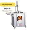 Portable Stainless Steel Wood Stove for Outdoor Cooking