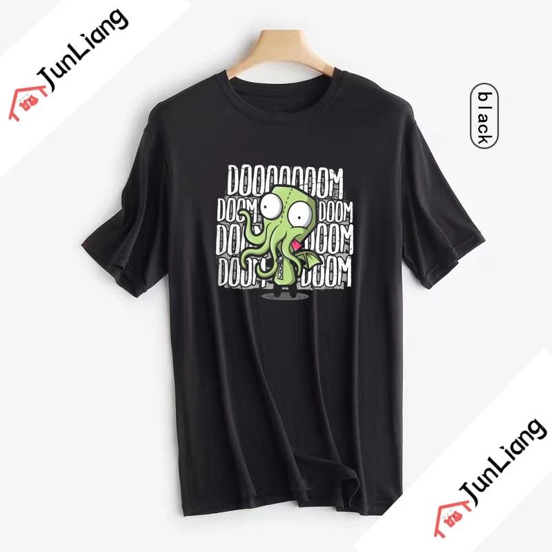 Классическая футболка A Wild Cthulhu Унисекс с коротким рукавом Повседневная Кошка или Монстр Футболка Кайдзю Лавкрафт Фильм Ктулху Футболка