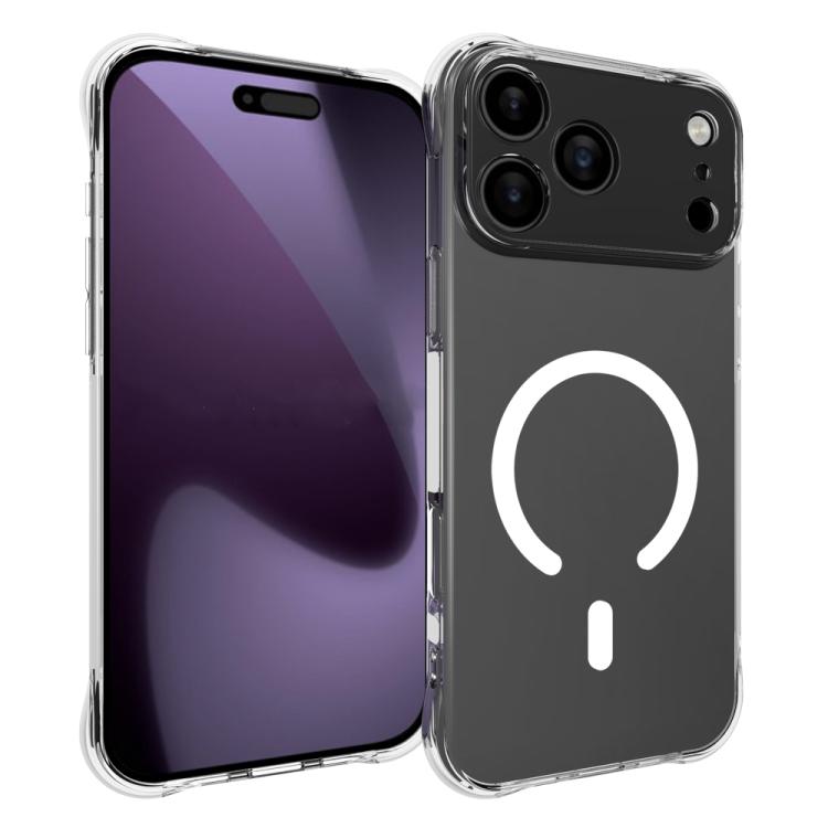 Protective Cover Shockproof Non-slip Magnetic TPU Phone Case, Anti-Scratch Transparent Cover For iPhone 15
