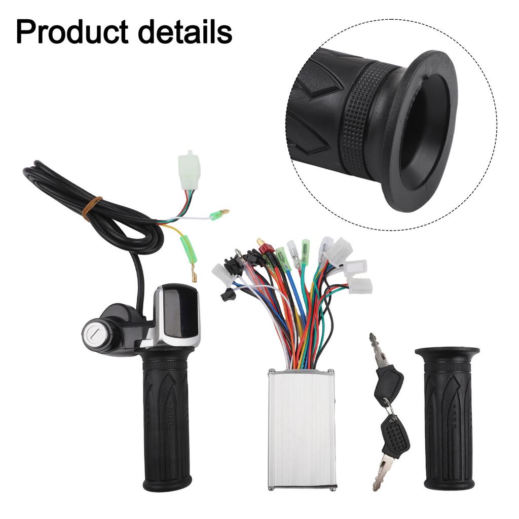 ЖК-ручка газа и бесщеточный контроллер двигателя для электровелосипедов 24В-48В //НОВЫЙ