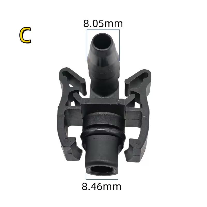 Auto Water Kettle Tank Water Hose Straight Connect Connector For Peugeot Citroen Car Plastic Fittings Fuel System Fittings7
