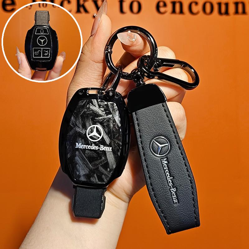 car key case replacement cover 3buttons for Mercedes-Benz Key AMG MAYBACH 2016+ C-class E-class GLC300L E300l/E260/E350 A200 tds2