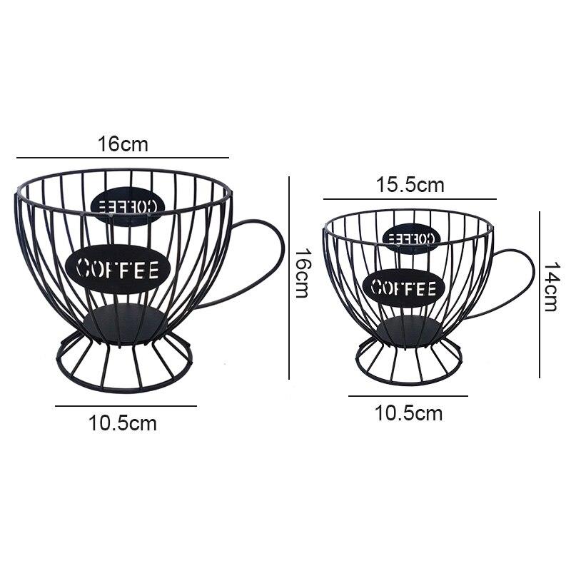 Кофейная капсула, держатель для чашки, полая корзина для хранения кофе, органайзер для фруктового кофе, аксессуары для кофе