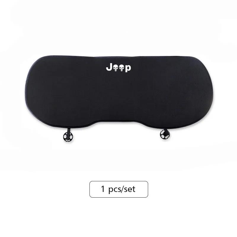 Для Jeep Flax Чехол на сиденье автомобиля Подушка-подкладка на спинку Сиденье-подушка Для Jeep Wrangler Rubicon Renegade Compass Grand Cherokee Patriot Liber