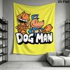 Dog Man Series Tapestry Fashion Print Wallmounted Home Decor Work Of Art Atmospheric Background Cloth