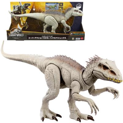 Mattel Мир Юрского периода Супер Экшн Хикару Индоминус Рекс [Общая длина: приблизительно. 60см] [Возраст 4 года и старше] HNT63