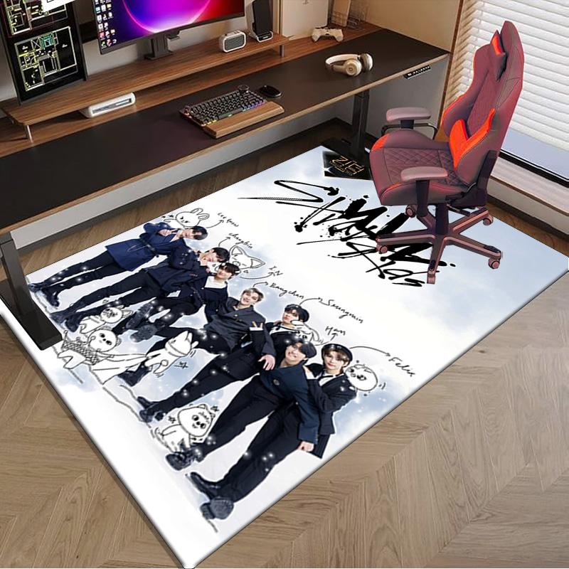 K-pop Group Performance Carpet, Chair Rug,Rug for Office Bedroom living rooms, Doormat decor Fan Gift Christmas Gift
