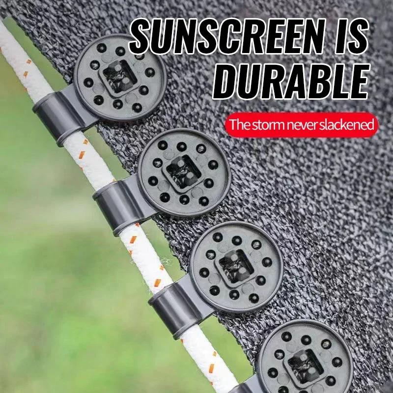 100 шт. зажим для сетки от солнца, крюк для установки забора, теплица, зажим для сетки от солнца, наружная палатка, раздвижная сетка, зажимы для фиксации