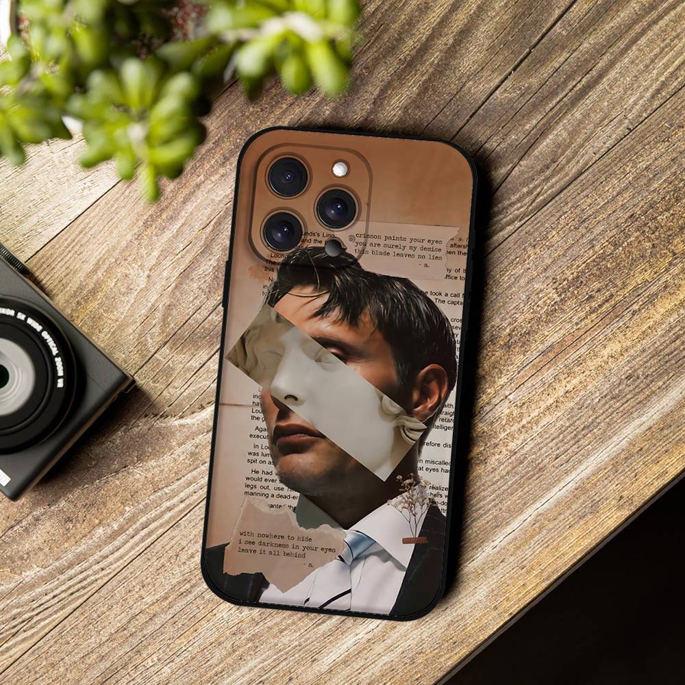 H-Ганнибал Уилл Грэм-S Чехол для телефона Чехол для телефона Для IPhone 17 16 15 14 13 12 11 X XR XS Plus Pro Max Mini Мягкий черный чехол