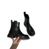 Bottom Cigarette Skinny Boots Skinny Short Boots Autumn and Winter New Thick-soled Zipper British Martin Boots