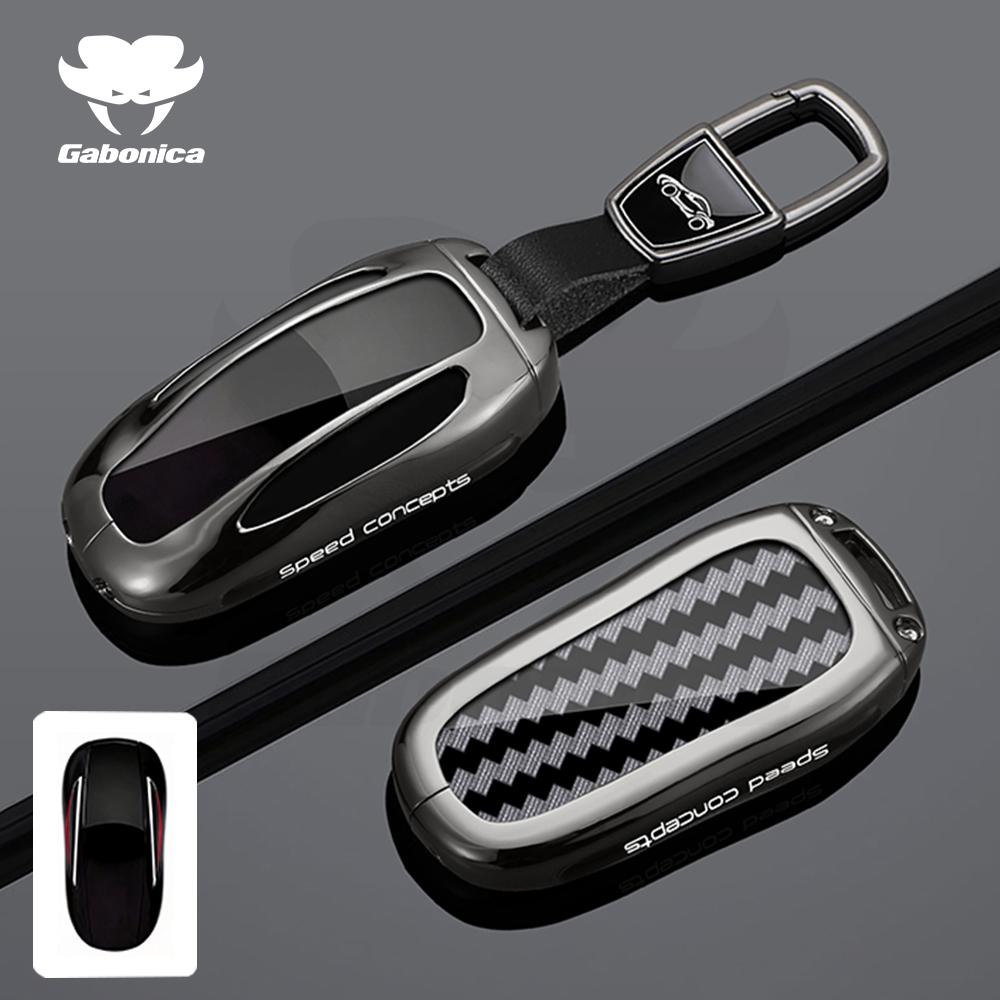 Новый чехол-держатель для брелока автомобиля Shell Holder для Tesla Model S Model 3 Model X из цинкового сплава, крышка для умного ключа, аксессуары-брелок
