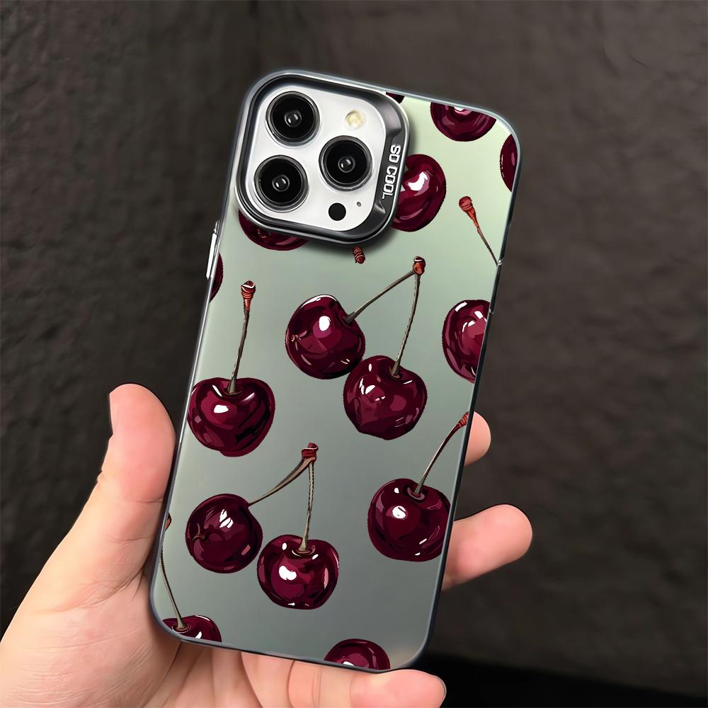 Роскошный чехол для телефона вишневого цвета для Apple iPhone 17 17 Pro Max 16e 15 16 Pro Max 14 16 Pro 13 12 Pro Max 14 16 Plus Mobile