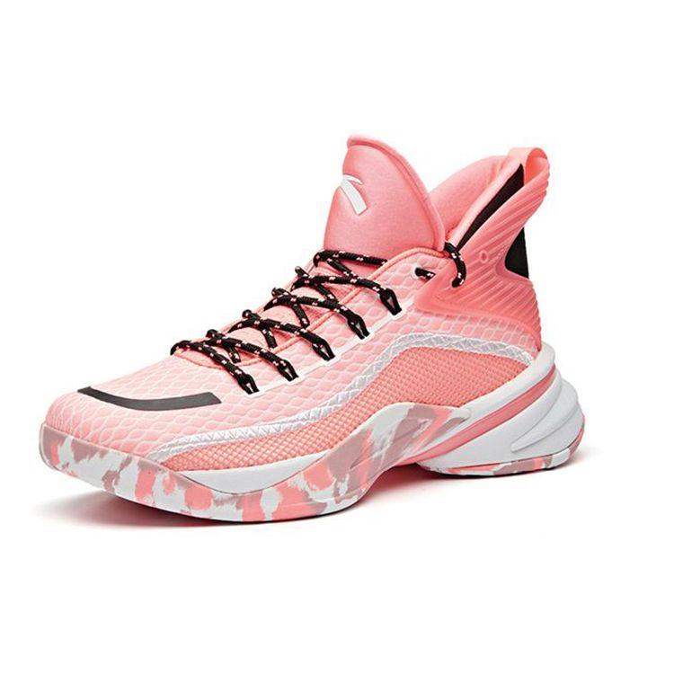 Anta Баскетбольные кроссовки UFO 2.0 мужские кроссовки розовые черные белые 112011608-7