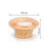 Wooden Universal Pot Lid Knob Replacement Knob for Pot Lids, Pack of 2 (Wood Color)