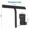 Shower Squeegee Cleaner For Glass Door Shower Wall Scraper With Silicone Holder Bathroom Mirror Wiper Scraper Glass Cleaning