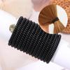 20pcs Women Elastic Girls Rubber Ponytail Holder Telephone Wire Hair Ropes