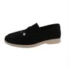 Sport Women Flats Shoes 2024 New Trend Spring Autumn Platform Suede Loafers Shoes Casual Ladies Walking Non Slip Chaussure Femme