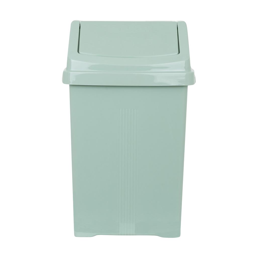 Мусорное ведро 25 л с качающейся крышкой, шалфей