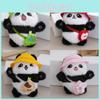 Charming Kawaii Plush Panda Keychain Soft Cute Toy For Bags And Accessories