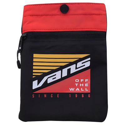 Нейлоновая наплечная сумка, сумка через плечо обычная унисекс черная Vans VN0A48CVBLK