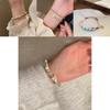 Chic Macaron Ceramic Sea Shell Beaded Bracelet Unique Fresh Sweet Jewelry For Women