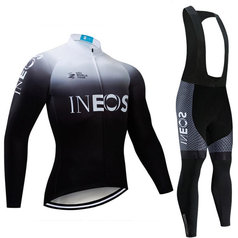 Cycling suit long-sleeved suit, European and American sizes, versatile and handsome, sweating, quick-drying, off-road mountain bike suit.