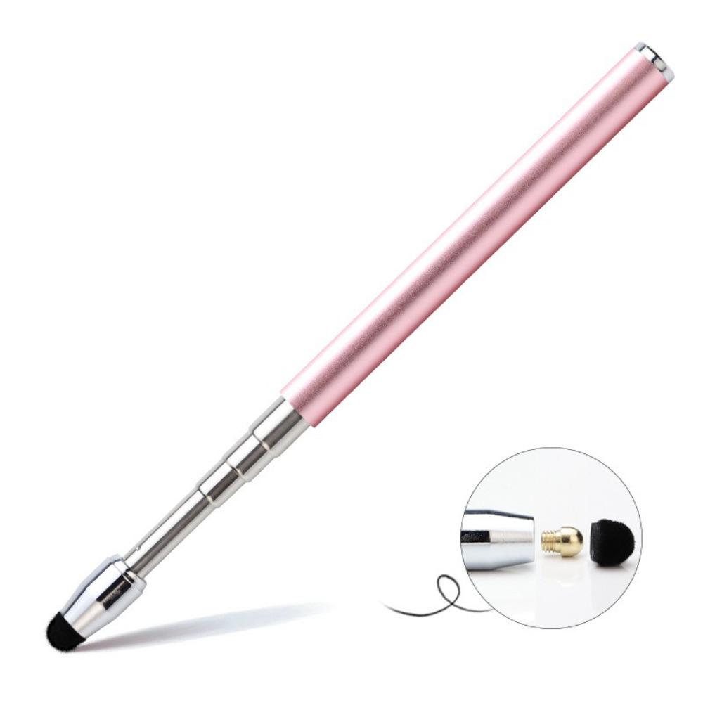 Stainless Steel Teaching Stick Retractable Handheld Presenter New Touch Screen Pen Teaching Tools