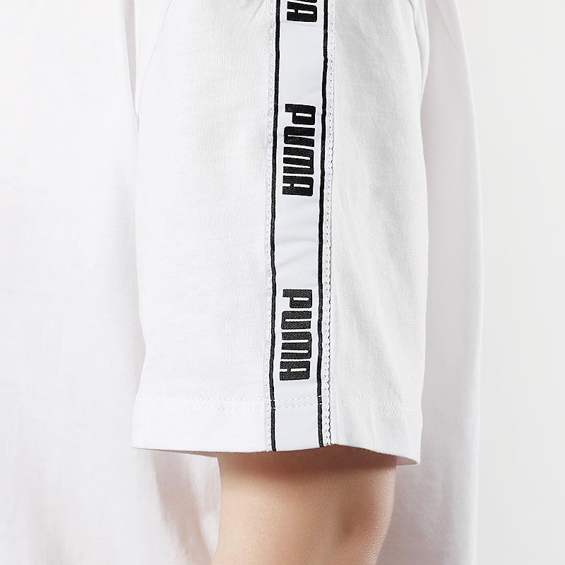 Puma Платье Camo Pack с логотипом, спортивное, с круглым вырезом и коротким рукавом, женские платья, белое 579558-02