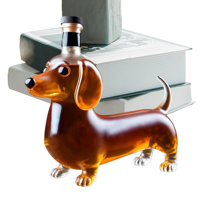 Dachshund Dog Whiskey Bottle Whiskey Bottle Decanter Dachshund-Shaped Animal Statue Wine Container For Birthday 2025