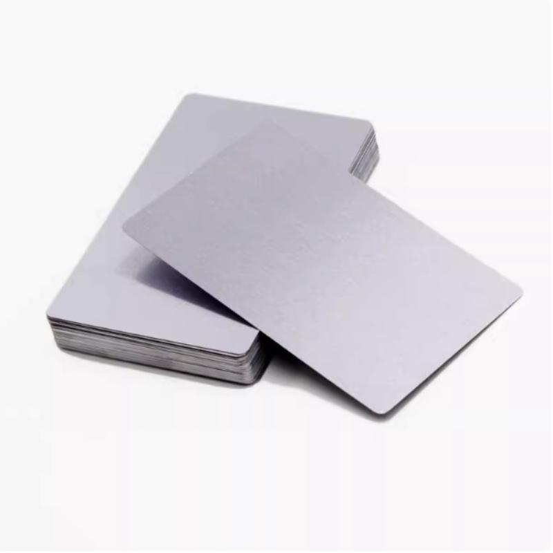 50 шт. Заготовки для лазерной гравировки Алюминиевый лист Визитная карточка для лазерной гравировки Многоцелевые Подарочные карты для DIY