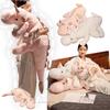 New 70-150cm Cartoon Lying Dragon Dolls Soft Stuffed Animals Fluffly Giant Wings Dino Toys for Boys Birthday Present Home Decor