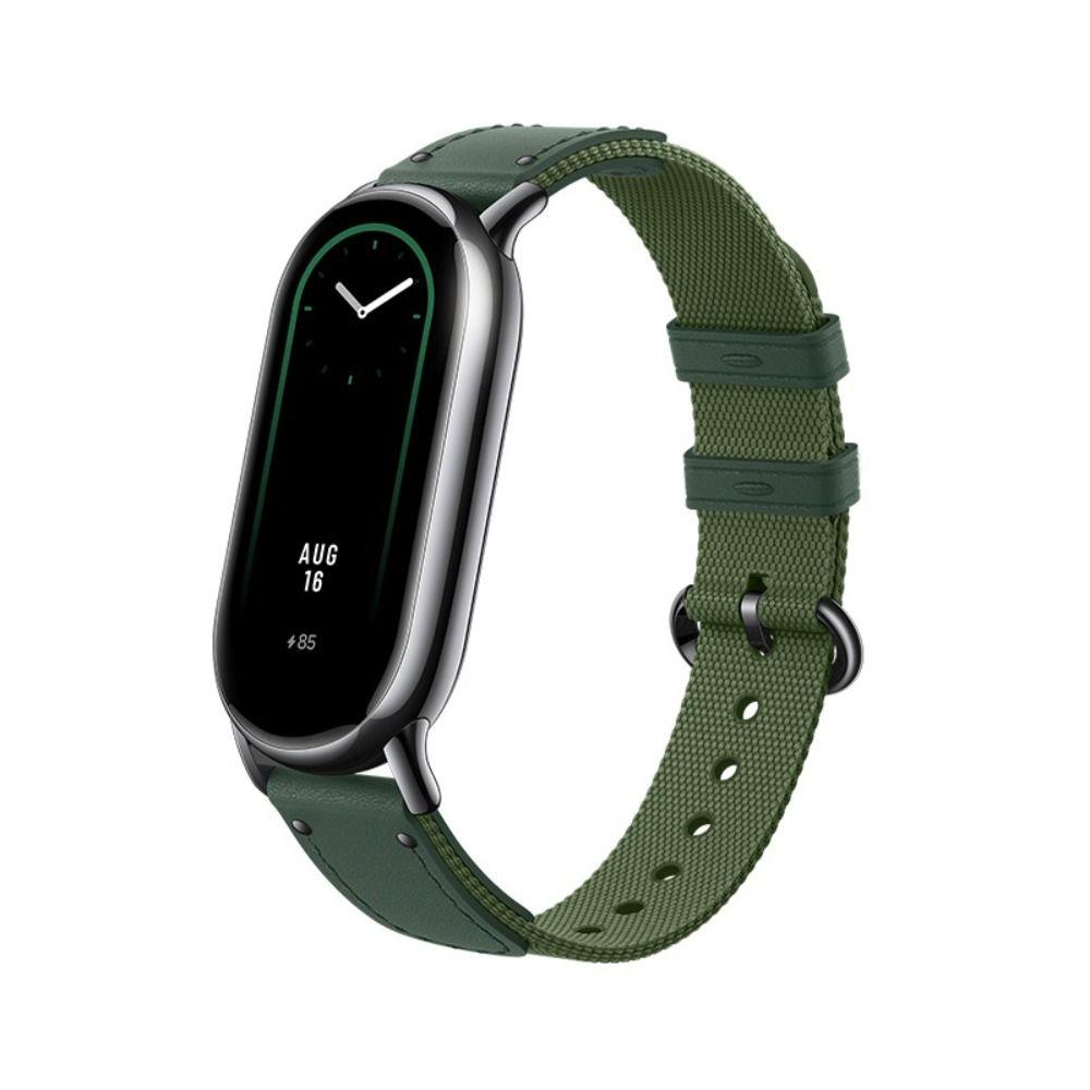 Кожаный Браслет Нейлоновый Ремешок Новый Нейлоновый Ремешок для Xiaomi Mi Band 8 Смарт-Браслет